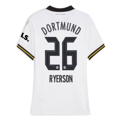 Ženski Nogometni dresi Borussia Dortmund Julian Ryerson #26 Tretji 2024-25 Kratek Rokav Ženski Nogometni dresi Borussia Dortmund Julian Ryerson #26 Tretji 2024-25 Kratek Rokav